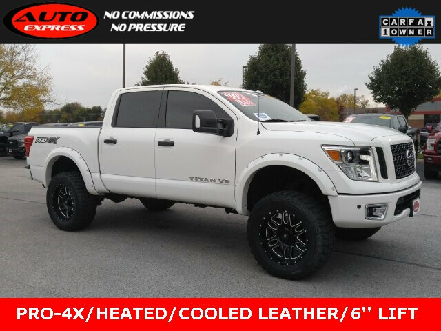 2018 nissan titan pro 4x lifted